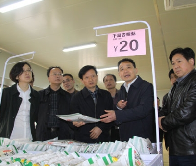 江西省農業(yè)廳副廳長陳關懷視察仙客來公司